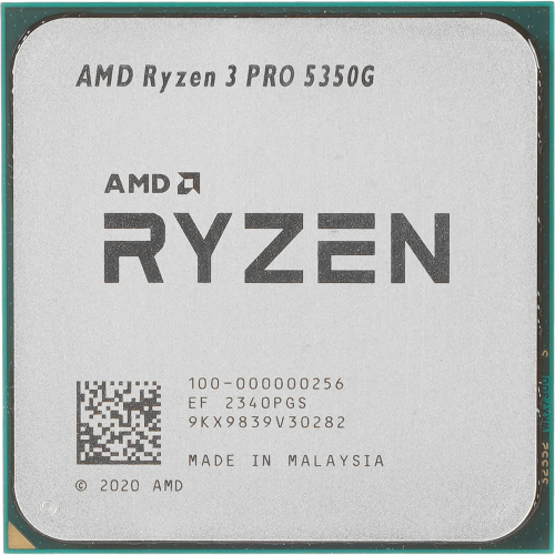 Процессор/ APU AM4 AMD Ryzen 3 PRO 5350G (Cezanne, 4C/8T, 4/4.2GHz, 8MB, 65W, Radeon Graphics) OEM 100-000000253 analog