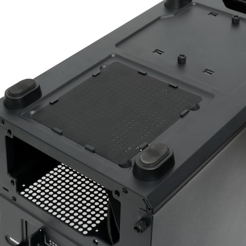 Корпус без блока питания/ Case HSPD M530, Mesh Mid Tower, Black, TG, 0.4 SPCC, no fans ATX, mATX, mITX 155/290/200mm 2x2.5", 2x3.5", 7xPCI 1xUSB-A 3.0, 2xUSB-A 1.0 335x193x445mm