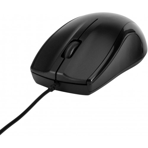 Мышь Оклик 185V2 черный оптическая 1200dpi USB для ноутбука 3but (1185962)