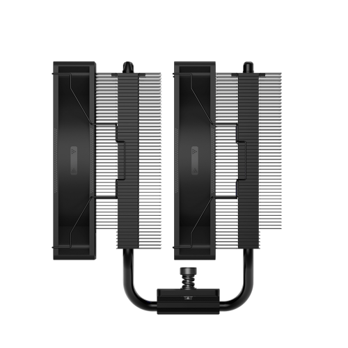 Кулер для процессора/ CPU Cooler PCCooler RT620 PRO BK (250W, 4-pin PWM, 153mm, Al/Cu, 6x6mm, 2x120mm, 73.32CFM, 34.9dBA, 2200RPM, S: 1851/1700/1200/115X, AM5/AM4, black) PcCooler