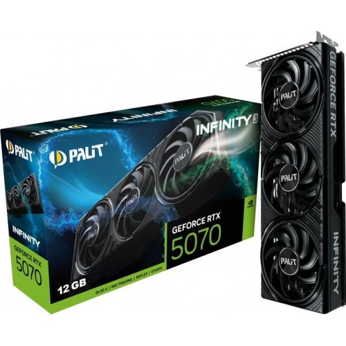Купить видеокарту RTX 5070 12GB PA-RTX5070 INFINITY 3 от PALIT - Высокая производительность для игр и работы