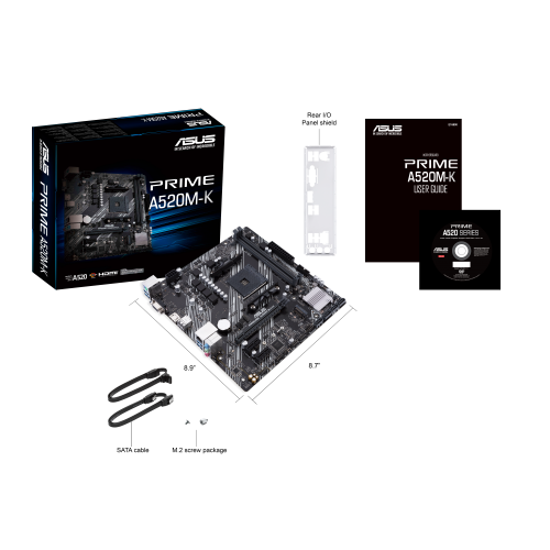 Материнская плата/ PRIME A520M-K ASUS