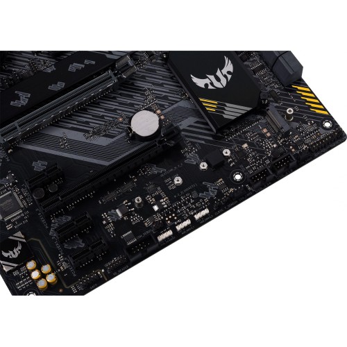 Купить материнскую плату Asus TUF GAMING B550-PLUS WIFI II для AMD AM4 – 4xDDR4, 2.5G, RAID, HDMI, DP