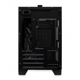 Корпус без блока питания/ Case HSPD M211, Mesh Mini-tower, Black, TG, 0.7 SPCC, no fans,mATX, mITX, 175/330/150mm, 2x2.5", 1x3.5", 4xPCI, 2xUSB-A 3.0, ARGB strip, 336x211x350mm
