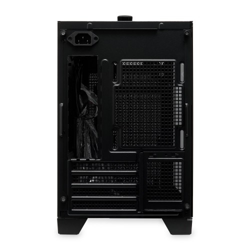 Корпус без блока питания/ Case HSPD M211, Mesh Mini-tower, Black, TG, 0.7 SPCC, no fans,mATX, mITX, 175/330/150mm, 2x2.5", 1x3.5", 4xPCI, 2xUSB-A 3.0, ARGB strip, 336x211x350mm HSPD