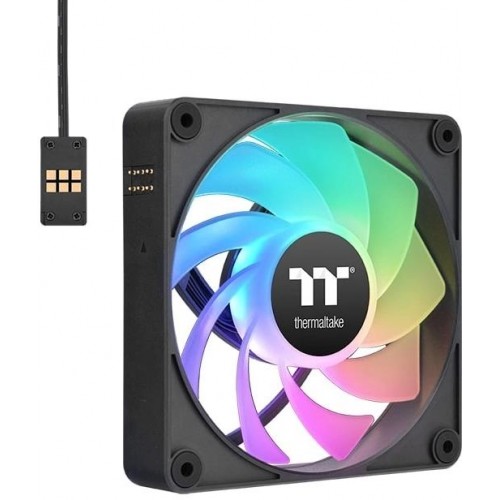 Вентилятор Thermaltake CT120 EX Sync ARGB 120мм - черный, 4-pin, 28.5дБ, упаковка 3шт (CL-F181-PL12SW-A)