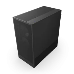 Корпус без блока питания/ Case NZXT H5 Flow RGB, Midi-Tower, TG, 3x120mm RGB + 1x120mm, 1xUSB-A 3.2 + 1xUSB-C 3.2, E-ATX, ATX, mATX, mITX Black