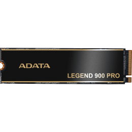 Твердотельный накопитель/ ADATA SSD LEGEND 900 PRO, 1000GB, M.2(22x80mm), NVMe 1.4, PCIe 4.0 x4, 3D NAND, R/W 7400/6000MB/s, IOPs н.д./н.д., TBW 600, DWPD 0.3 (5 лет)