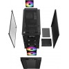 Корпус Deepcool CC360 ARGB черный mATX с поддержкой 5 вентиляторов 120мм и 4 вентиляторов 140мм