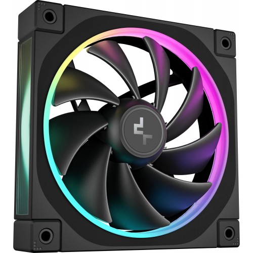 Вентилятор Deepcool FL12 ARGB 120 мм черный 4-pin 32 дБ - идеальное охлаждение для вашего корпуса