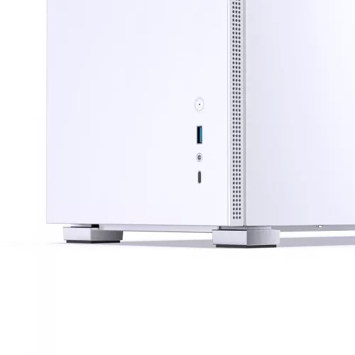 Корпус Mini-Tower JONSBO D31 STD: Белый компьютерный кейс без вентилятора с USB-A 3.2 и USB-C 3.2 для mATX, mDTX, mITX