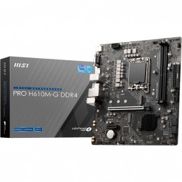 Материнская плата/ MB MSI INTEL H610 s1700, 2xDDR5(96GB), D-SUB/HDMI 2.1/DP, 1xPCIe 4.0x16, 1xPCIe 3.0, 1xLAN, 4xSATA 6Gb/s, 1xM.2, 1xM.2 E key, 2xUSB 3.2, 4xUSB 2.0, 1xPS/2, mATX