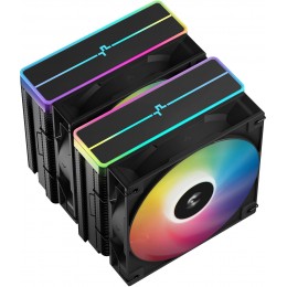 Устройство охлаждения(кулер) Deepcool AG620 Bk V2 ARGB Soc-AM5/AM4/1200/1700/1851 черный 4-pin 15-29dB Al+Cu 260W 1330gr Ret (R-AG620-BKAMMN-GJD)