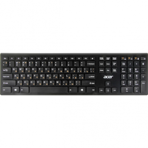 Клавиатура/ Клавиатура беспроводная Acer OKR020 Wireless 2.4G slim Multimedia black