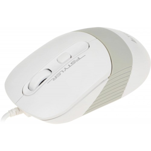 Купить оптическую мышь A4Tech Fstyler FM10 белую/серую с разрешением 1600dpi и USB-подключением