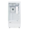 Корпус без блока питания/ Case HSPD F510, Panoramic Mid Tower, White, TG, 0.5 SPCC, 3x120mm ARGB (FNW010) ATX, mATX, mITX 180/280/160mm 1x2.5", 1x3.5", 7xPCI 2xUSB-A 3.0 356x218x467mm HSPD