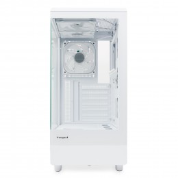 Корпус без блока питания/ Case HSPD F510, Panoramic Mid Tower, White, TG, 0.5 SPCC, 3x120mm ARGB (FNW010) ATX, mATX, mITX 180/280/160mm 1x2.5", 1x3.5", 7xPCI 2xUSB-A 3.0 356x218x467mm