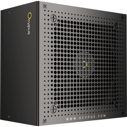 Блок питания ПК/ Power Supply Ocypus Iota P750, Model P750-GF, 750W 80+ Gold (ATX, 3.1, Full modular, 1x24(20+4)pin, 2xCPU 8(4+4)pin, 3xPCIe*2 8(6+2)pin, 1x12V-2x6, 8xSATA3 , Active, 120x120mm, 150x140x86mm, APFC, black)