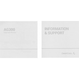 Кулер Deepcool AG300 Soc-AM5/AM4/1200/1700/1851 черный 4-pin 18-31dB Al+Cu 150W 350gr Ret (R-AG300-BKNNMN-G) [R-AG300-BKNNMN-G]