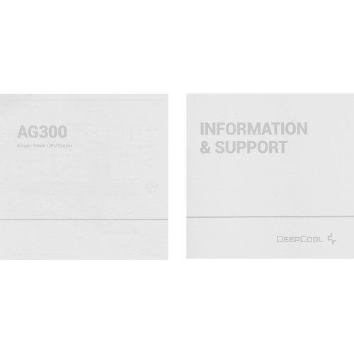 Кулер Deepcool AG300 Soc-AM5/AM4/1200/1700/1851 черный 4-pin 18-31dB Al+Cu 150W 350gr Ret (R-AG300-BKNNMN-G) [R-AG300-BKNNMN-G]