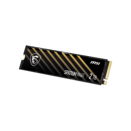 MSI SSD SPATIUM M461, 2000GB, M.2(22x80mm), NVMe, PCIe 4.0 x4, 3D TLC, R/W 5000/4200, IOPs 680 000/880 000, TBW 450, DWPD 0.12 (5 лет)