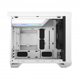 Корпус ПК без блока питания/ Case Fractal Design Torrent Nano TG Clear Tint, Mini-Tower, 1x180mm, 2xUSB-A 3.0 + 1xUSB 3.2 Type-C, mDTX, mITX White