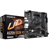 Материнская плата GIGABYTE A520 для AMD sAM4 - 4xDDR4 до 128GB, HDMI 2.1, mATX, высокая производительность