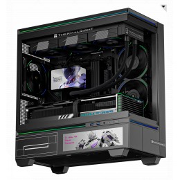 Водяное охлаждение для процессора/ Water Cooling System Thermalright Wonder Vision 360 Turbo (360mm, LED, Black, ARGB/ Fans: 3x120mm, 120.38CFM, 44.7dBA, 3000RPM/ Pump height 107mm, 6400RPM, Rad thickness 27mm/ S: 1700, 1200, 1851, 115X, 2011, 2066, AM5, 