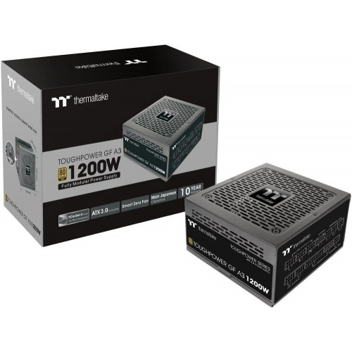 Блок питания Thermaltake Toughpower GF A3 1200W 80+ Gold с 24-pin APFC и 140mm вентилятором - Надежность и Эффективность для Вашего ПК