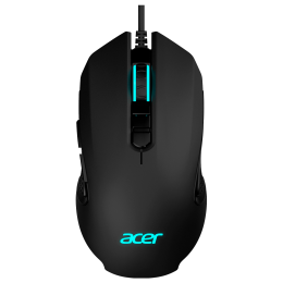 Мышь игровая компьютерная/ Проводная игровая мышь ACER OMW160 Wired USB Gaming Mouse (6400dpi) RGB (8but) black
