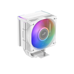 Кулер для процессора/ CPU Cooler SAMA X40L WH (220W, 4-pin PWM, 133.5mm, 4x6mm, ARGB, 1x100mm, 56.6CFM, 31.2dBA, 2600RPM, S: 1851/1700/1200/115X, AM5/AM4, white)