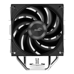 Кулер для процессора/ CPU Cooler SAMA A40E (240W, 4-pin PWM, 152mm, 4x6mm, 1x120mm, 78CFM, 29dBA, 2200RPM, S: 1851/1700/1200/115X, AM5/AM4, silver)