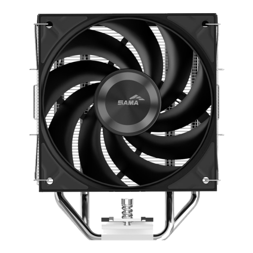 Кулер для процессора/ CPU Cooler SAMA A40E (240W, 4-pin PWM, 152mm, 4x6mm, 1x120mm, 78CFM, 29dBA, 2200RPM, S: 1851/1700/1200/115X, AM5/AM4, silver) SAMA