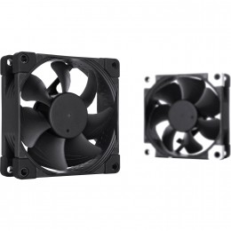 Кулер для корпуса/ Case Cooler Noctua NF-A8 PWM chromax.black.swap (80x80x25mm, 4-pin PWM, 32.67CFM, 17.7dBA, 2200RPM, Black)
