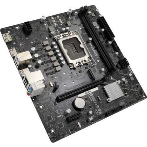 Материнская плата Biostar H610MS для Intel 12-го поколения - mATX, 2xDDR4, HDMI, DP, 7.1 звук