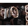 Кулер для процессора/ CPU Cooler Noctua NH-D15 G2 LBC (228W, 4-pin PWM, 168mm, Al/Cu, 8x6mm, 2x140mm, 91.5CFM, 24.8dBA, 1500RPM, S: 1851/1700/1200/115X, AM5/AM4, Beige/Brown)
