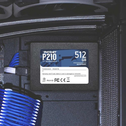 Купить твердотельный накопитель Patriot SATA-III 512GB P210S512G25 2.5 — высокая скорость и надежность для вашего ПК