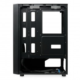 Корпус без блока питания/ Case HSPD M530, Mesh Mid Tower, Black, TG, 0.4 SPCC, no fans ATX, mATX, mITX 155/290/200mm 2x2.5", 2x3.5", 7xPCI 1xUSB-A 3.0, 2xUSB-A 1.0 335x193x445mm