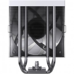 Кулер для процессора/ CPU Cooler JONSBO CR-1000 V3 PRO ARGB (230W, 4-pin PWM, 157mm, Al/Cu, 6x6mm, ARGB, 1x120mm, 70.8CFM, 33.2dBA, 1800RPM, S: 1851/1700/1200/115X, AM4/AM5 White)