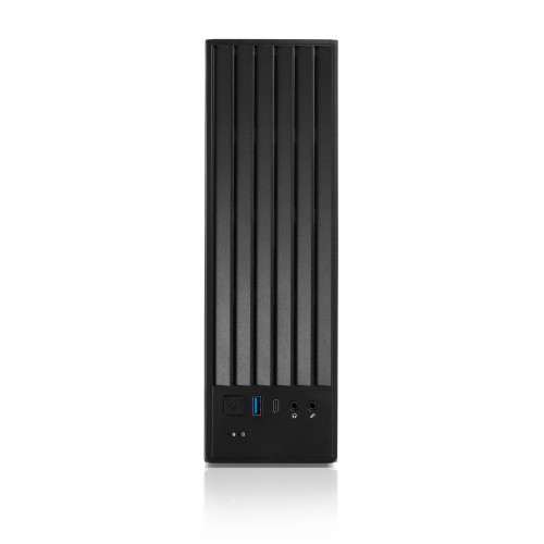 Корпус с блоком питания 400Вт Foxline FL-461 mATX: Черный, с USB 3.0 и Type-C