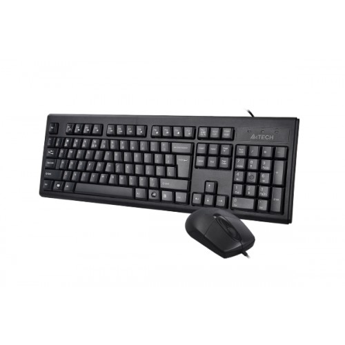Клавиатура и мышь A4Tech KRS-8372 (черный, USB) - идеальный комплект для комфортной работы и игр
