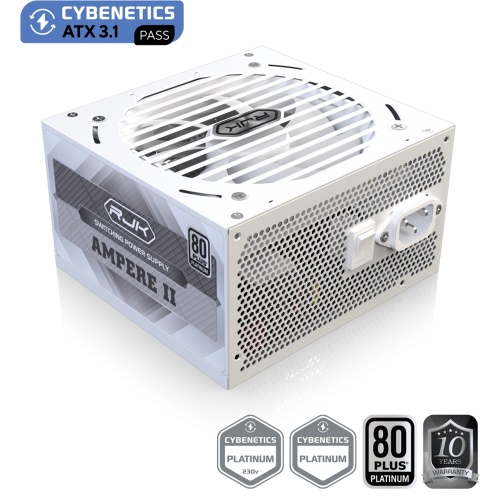 Блок питания Raijintek AMPERE II 1000W 80+ Platinum - Высококачественный ATX Power Supply с Полной Модульностью и Современными Разъемами