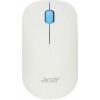 Мышь Acer OMR205 белый/голубой оптическая 1200dpi беспров. USB для ноутбука 3but (ZL.MCEEE.02H)