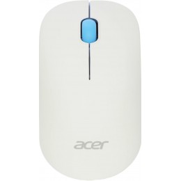 Мышь Acer OMR205 белый/голубой оптическая 1200dpi беспров. USB для ноутбука 3but (ZL.MCEEE.02H)