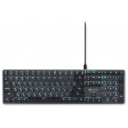 Клавиатура Оклик K953X механическая черный/серый USB Multimedia LED (1901086) кабель 1.5м