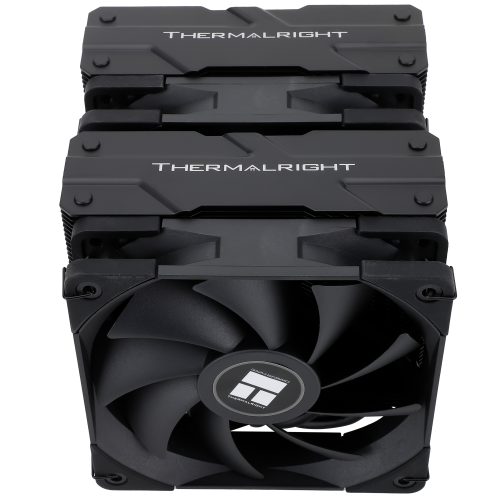 Кулер для процессора/ CPU Cooler Thermalright Peerless Assassin 120 Black (4-pin PWM, 157mm, Ni/Cu, 6x6mm, 2x120mm, 66.17CFM, 25.6dBA, 1550RPM, S: 2011, -3, 2066, 1200, 1700, 1851, 115x, AM4, AM5, black)
