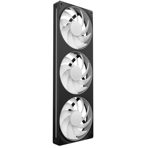 Кулер для корпуса ПК/ Case Cooler NZXT F360 RGB Core (120x120x25mm, 4-pin PWM, RGB, 75.12CFM, 30dBA, 2400RPM, Black, Single-Frame RGB Fan Unit) NZXT