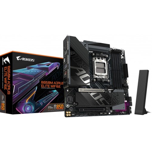 Материнская плата Gigabyte B850M AORUS ELITE WIFI6E, RTL