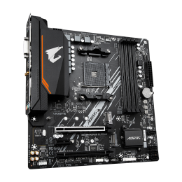 Материнская плата Gigabyte B550M AORUS ELITE AX Soc-AM4 AMD B550 4xDDR4 mATX AC`97 8ch(7.1) GbLAN RAID+DVI+HDMI