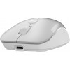 Мышь A4Tech Fstyler FB26CS Air2 серебристый/белый оптическая 2000dpi silent беспров. BT/Radio USB для ноутбука 4but (FB26CS AIR2 ICY WHITE)